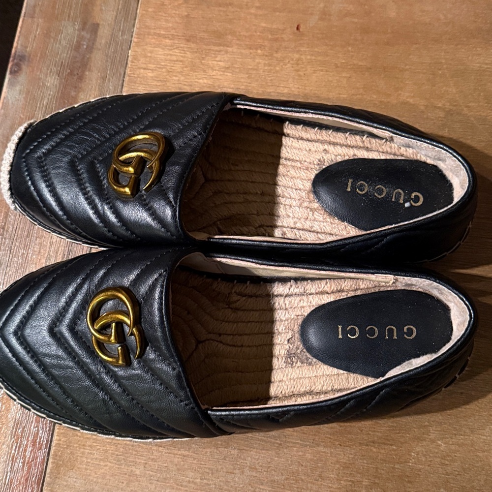 Authentic Gucci Espadrille Flats U.S. size 10 (Euro 41) - Picture 2 of 6